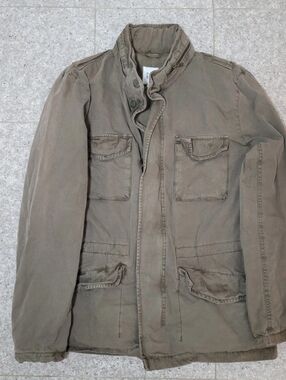 GAP Olive Green Military Field Jacket Size Large